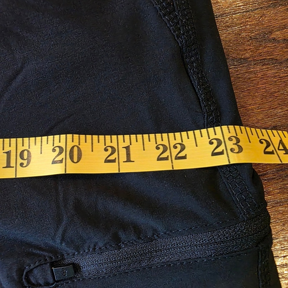 Eddie Bauer Womens 14 Fleece Lined Joggers Black Plaid Insulated Cargo Pants - Picture 9 of 11